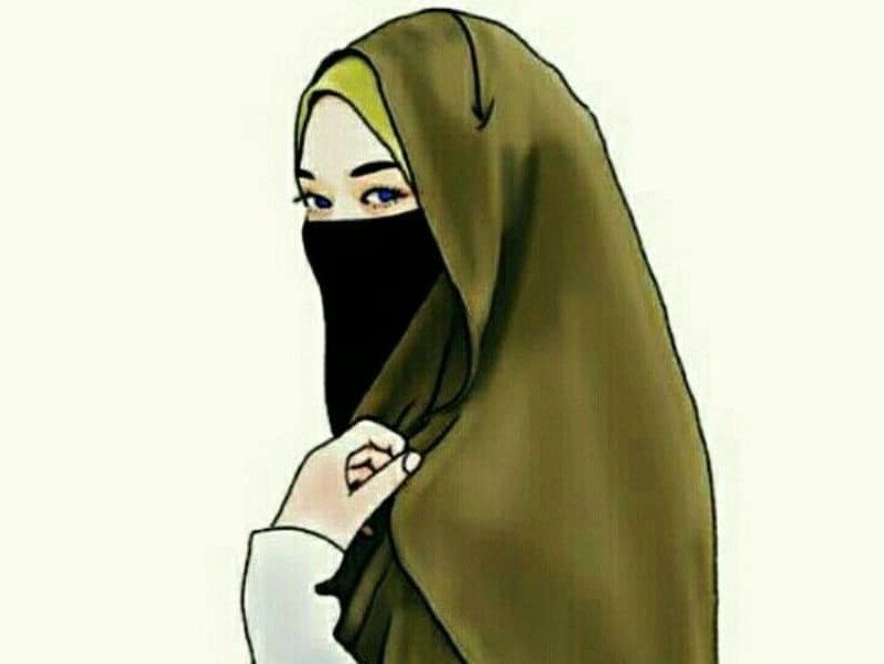 Bentuk Muslimah Bercadar Hitam D0dg 30 Gambar Kartun Muslimah Bercadar Syari Cantik Lucu