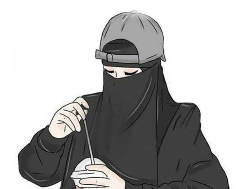 Bentuk Muslimah Bercadar Hitam Y7du 30 Gambar Kartun Muslimah Bercadar Syari Cantik Lucu