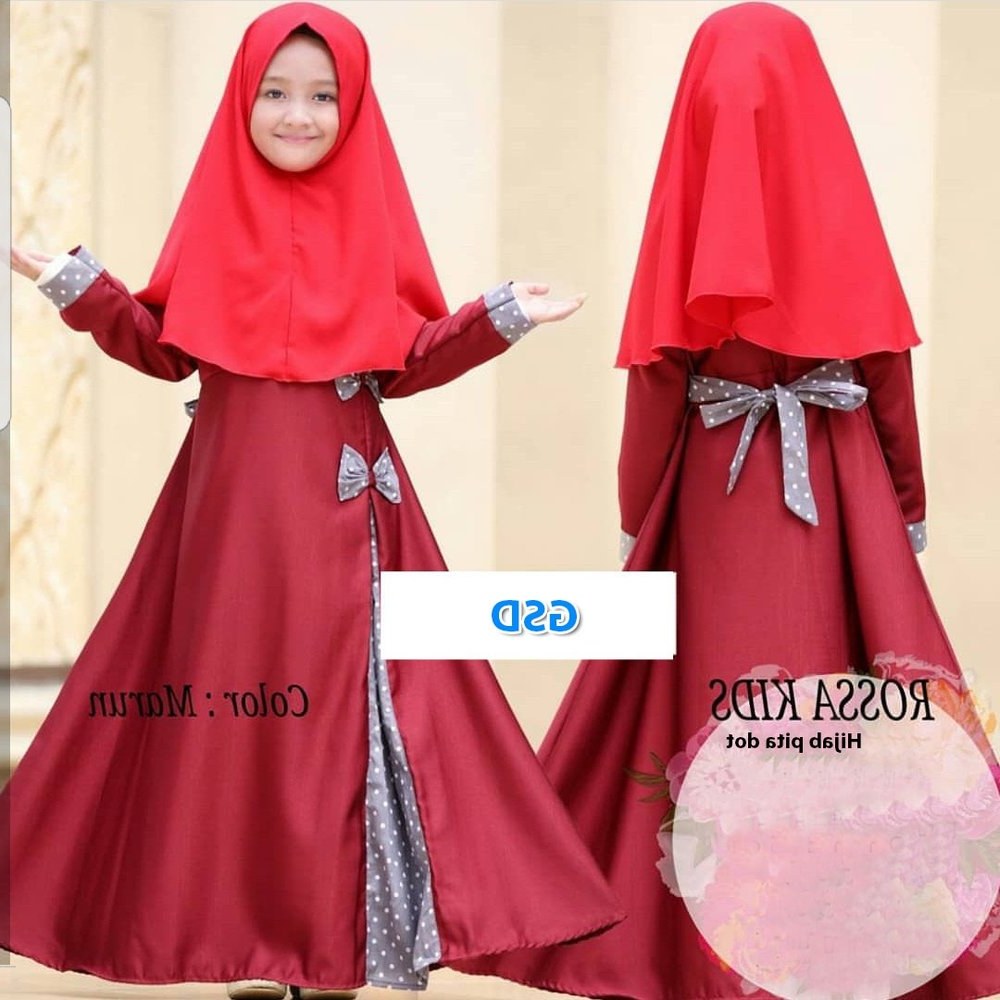 Bentuk Setelan Baju Lebaran Wanita 87dx Jual Baju Muslim Anak Cewe Gamis Anak Wanita Baju Lebaran