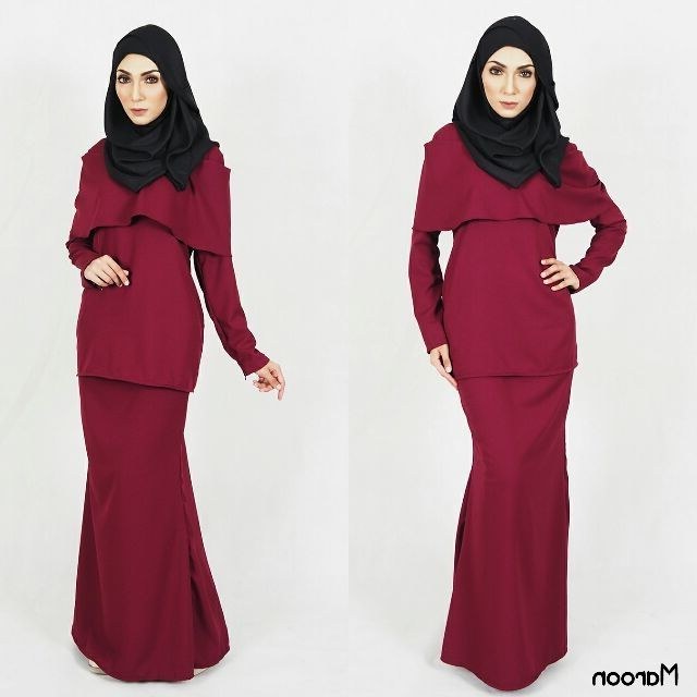 Design Baju Lebaran 2019 Shopee D0dg S 10xl Baju Kurung Moden Baju Raya Muslimah Plussize