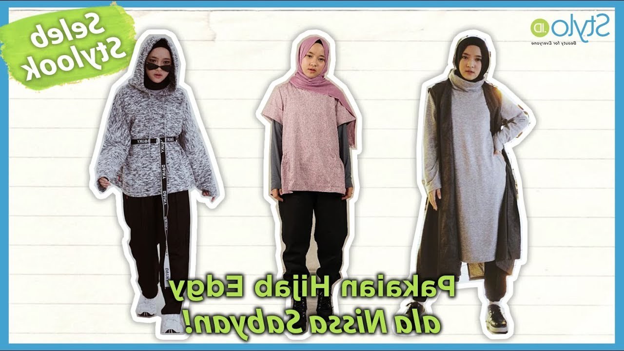 Design Baju Lebaran Ala Nissa Sabyan Dddy Gaya Hijab Kekinian Ala Nissa Sabyan
