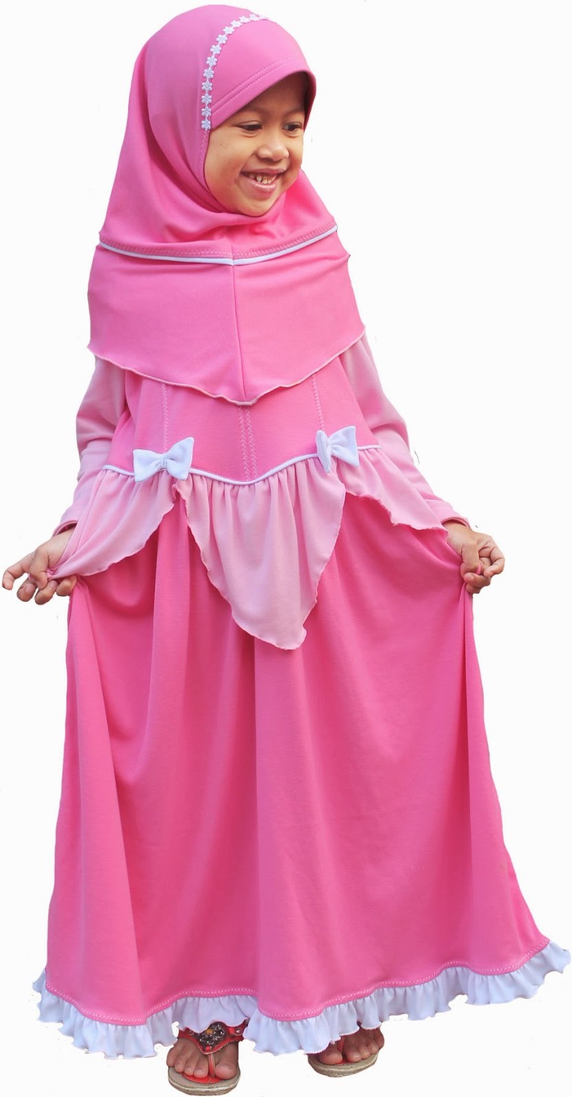 Design Baju Lebaran Anak Perempuan Ipdd Model Baju Muslim Anak Perempuan