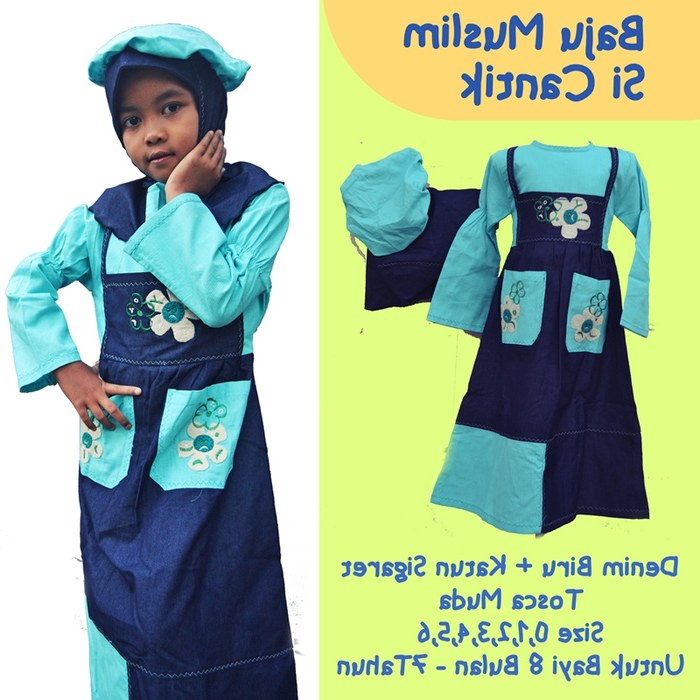 Design Baju Lebaran Anak Perempuan Umur 8 Tahun Zwd9 Jual Baju Muslim Anak Wanita Umur 4 8 Tahun