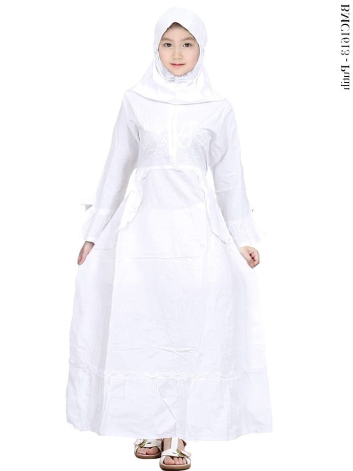 Design Baju Lebaran Anak Umur 11 Tahun Kvdd Jual Baju Muslim Gamis Anak Putih Remaja Tangung Umur 11
