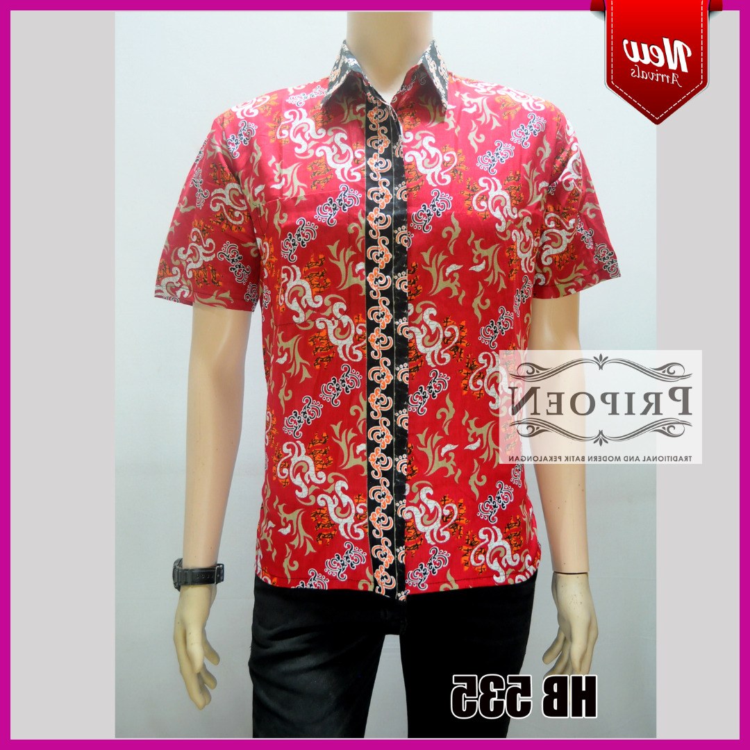 Design Baju Lebaran Untuk Pria Kvdd Kemeja Batik Lebaran – Baju Batik Pria – Hb 535