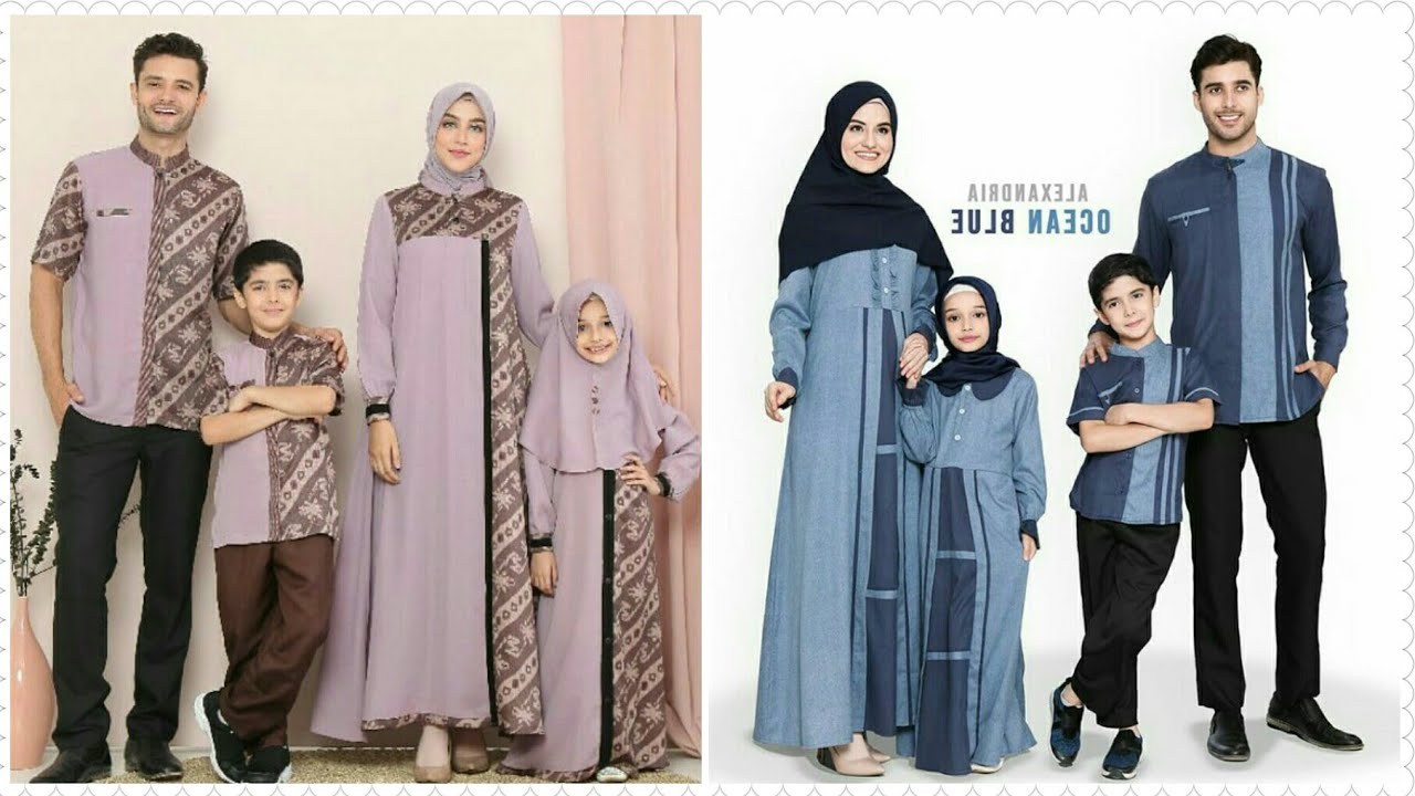 Design Desain Baju Lebaran Keluarga Dddy 55 Desain Baju Muslim Keluarga Seragam Modern Terbaru
