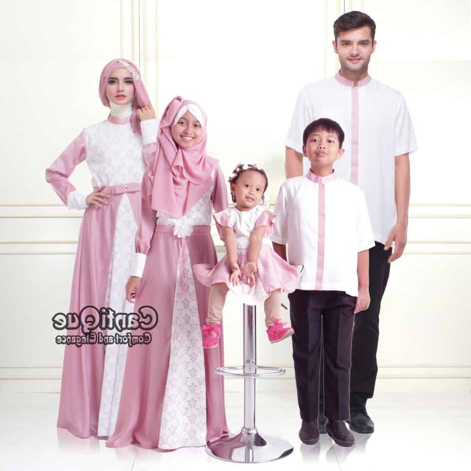 Design Desain Baju Lebaran Keluarga Tqd3 Baju Muslim Keluarga Sarimbit Keluarga Muslim