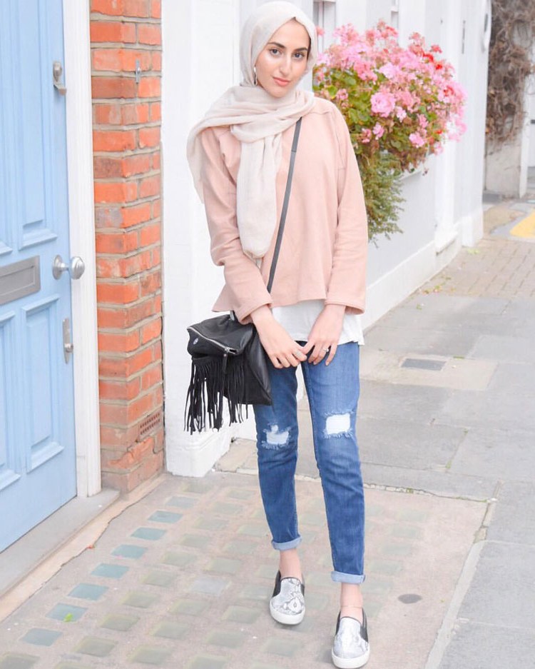 Design Fashion Muslimah Kekinian Irdz 60 Fashion Hijab Casual Remaja Simple Kekinian