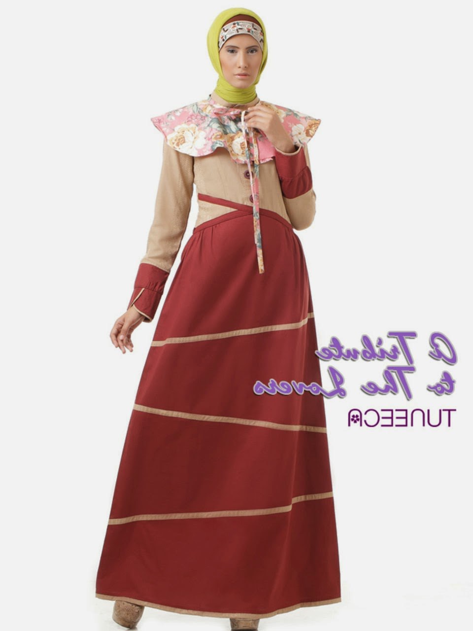 Design Gambar Baju Lebaran 3id6 12 Contoh Model Gamis Muslim Lebaran Terbaru Kumpulan