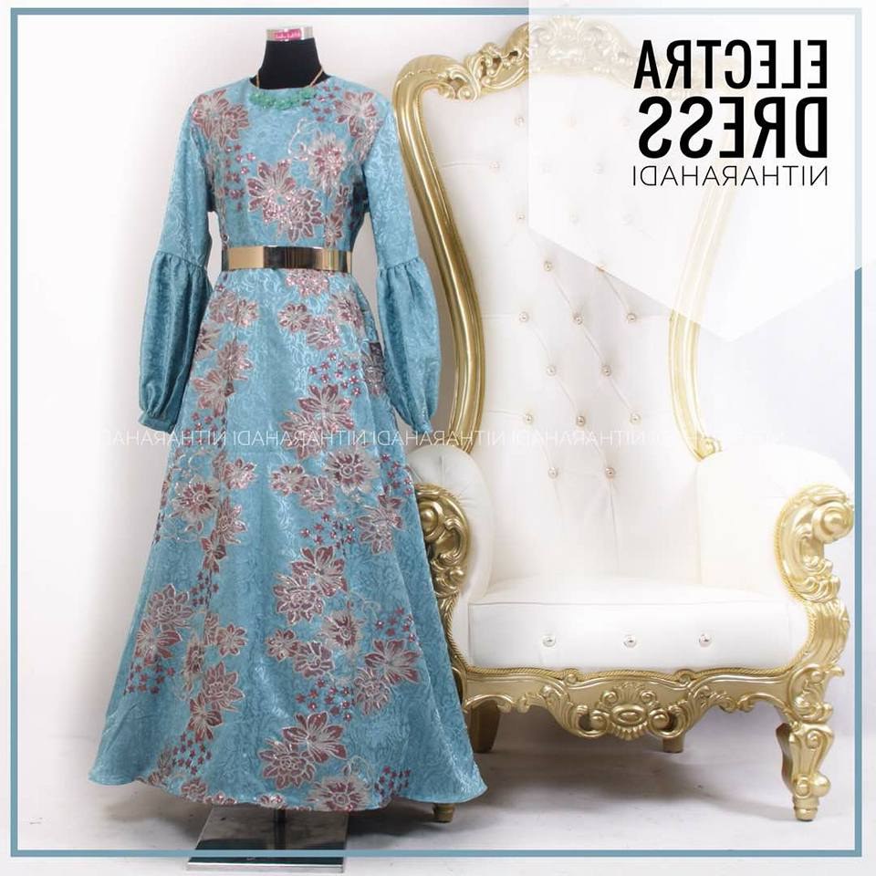 Design Harga Baju Lebaran Keluarga Tanah Abang 8ydm Gamis Pesta Muslimah Electra Dress Made by order