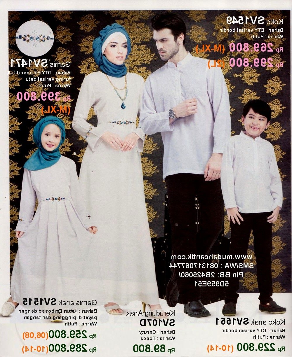 Design Harga Baju Lebaran Keluarga Tanah Abang Fmdf Baju Muslim Couple Keluarga Tanah Abang Di 2020