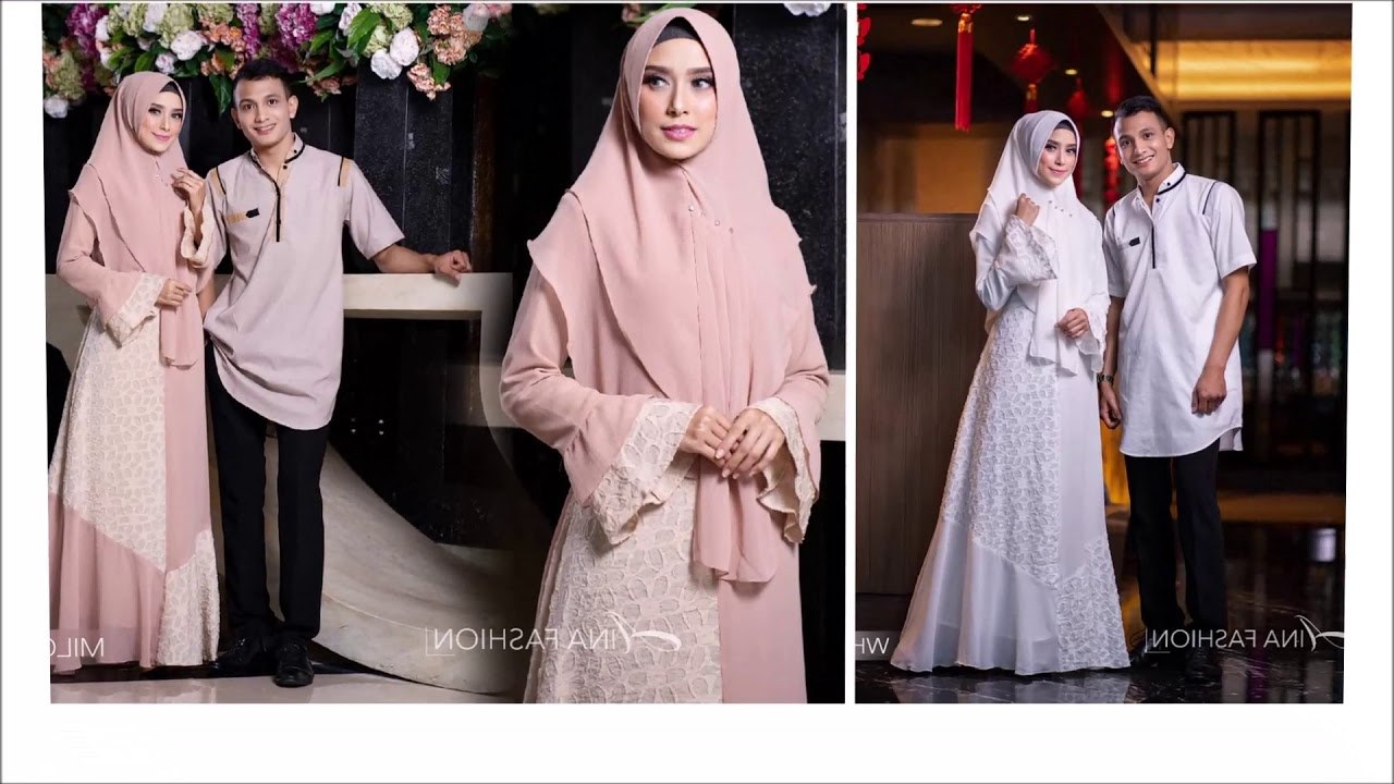 Design Model Baju Lebaran Gamis 2019 8ydm Model Baju Keluarga Muslim Untuk Lebaran Dan Idul Fitri