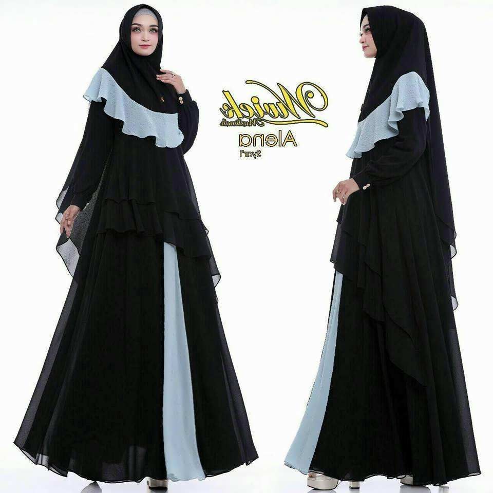 Design Model Baju Lebaran Syar&amp;#039;i 2019 J7do Baju Lebaran Model Baju Gamis Terbaru 2019 Wanita