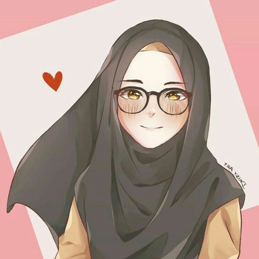 Design Muslimah Bercadar Cantik Kartun S5d8 1000 Gambar Kartun Muslimah Cantik Bercadar Kacamata El