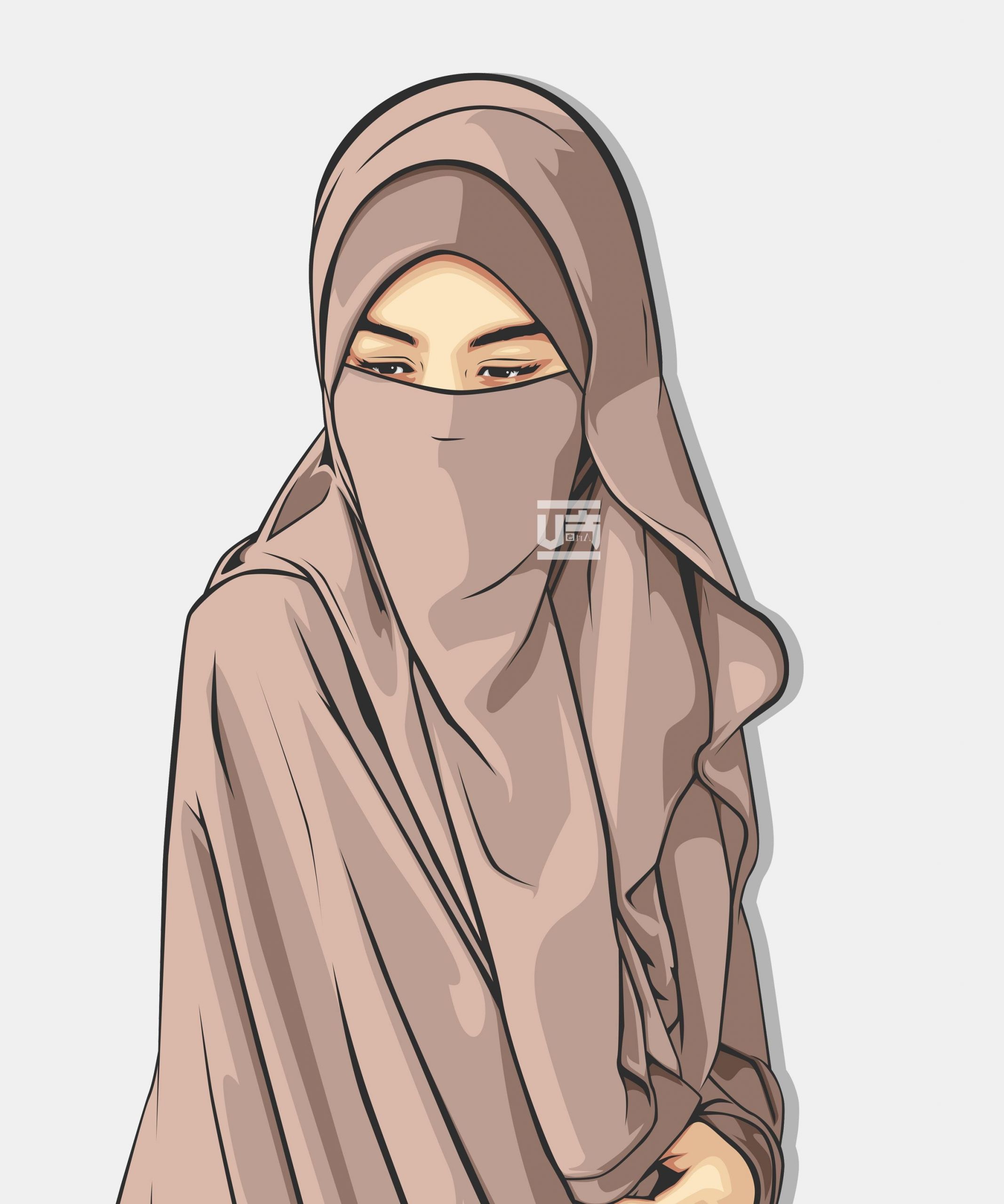 Design Muslimah Bercadar Kartun Drdp top Gambar Kartun Muslimah Pakai Niqab