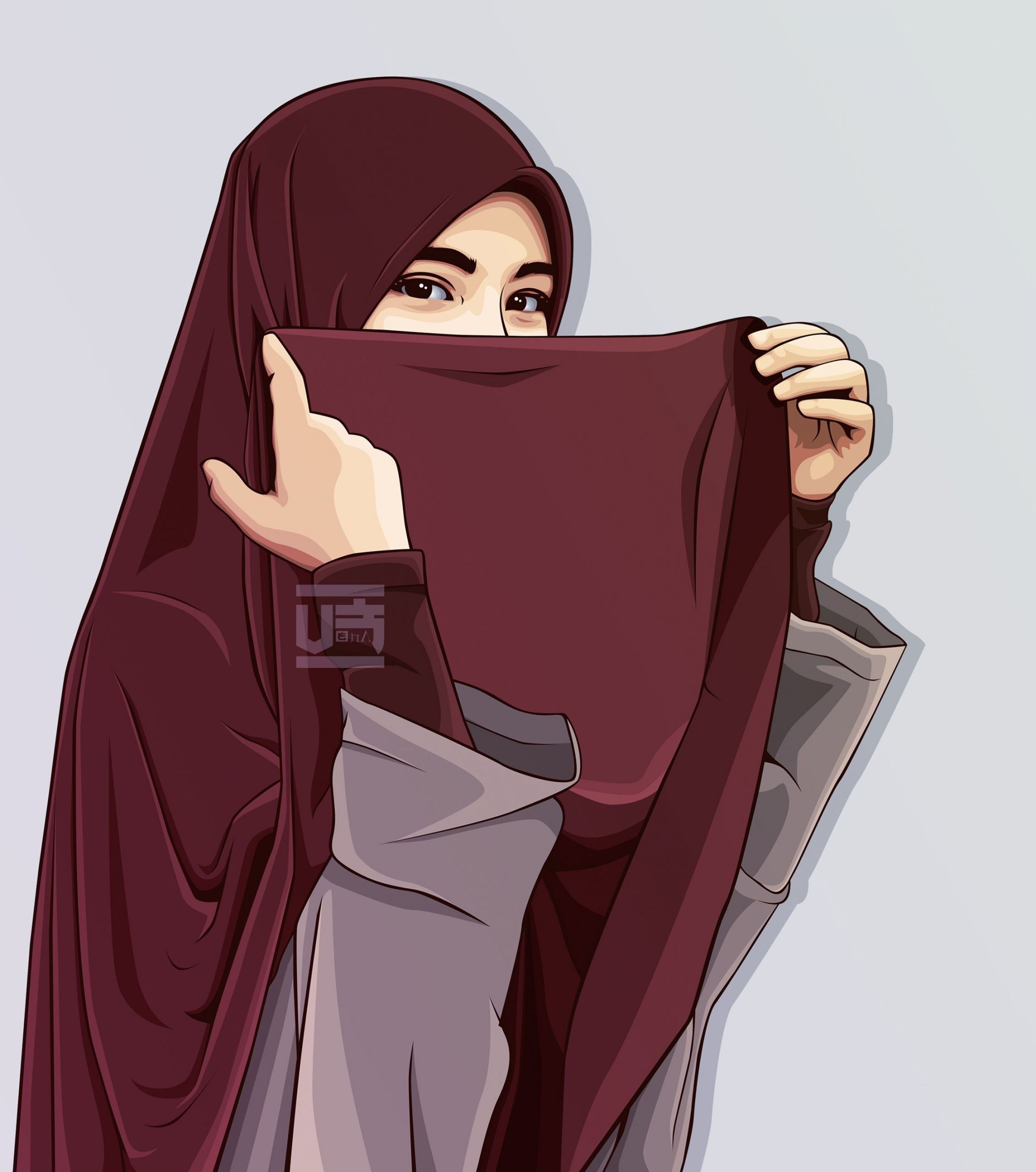 Design Muslimah Bercadar Kartun Irdz Galeri Wallpaper Kartun Muslimah Bercadar