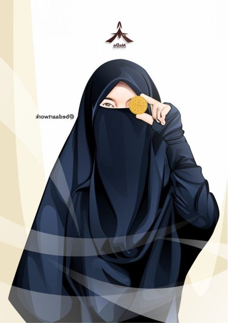 Design Muslimah Bercadar Kartun U3dh 75 Gambar Kartun Muslimah Cantik Dan Imut Bercadar