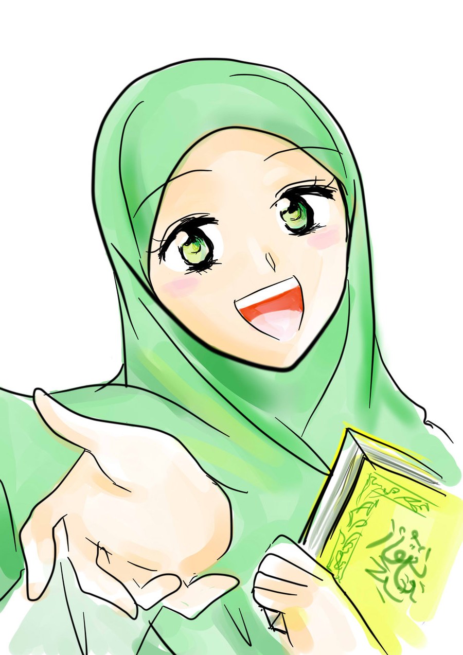Design Muslimah Kartun U3dh with Ika Gambar Kartun Muslimah