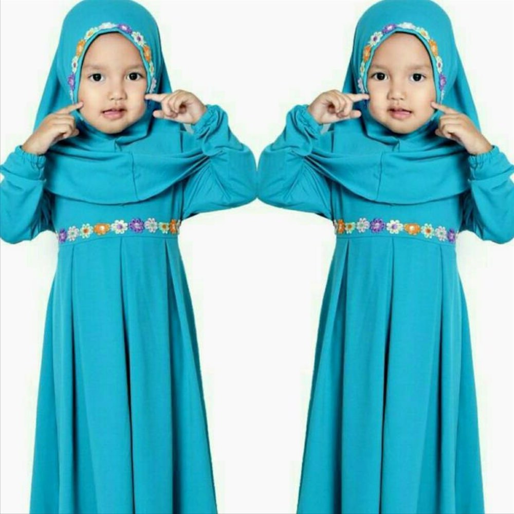 Ide Baju Lebaran Anak Muslim Dddy Jual Baju Lebaran Alin Syari Pakaian Hijab Anak Baju