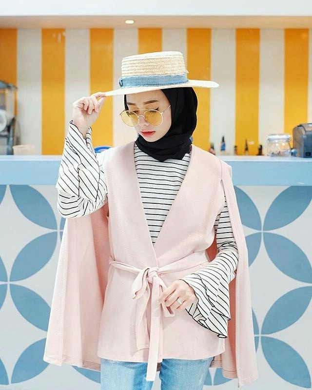 Ide Baju Lebaran Casual Budm 20 Trend Model Baju Muslim Lebaran 2018 Casual Simple Dan