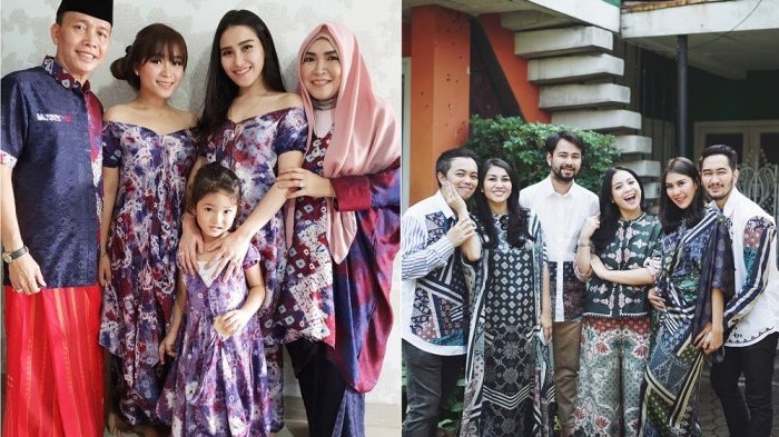 Ide Baju Lebaran Keluarga Besar Dwdk Intip Kompaknya Penampilan Keluarga Selebriti Saat