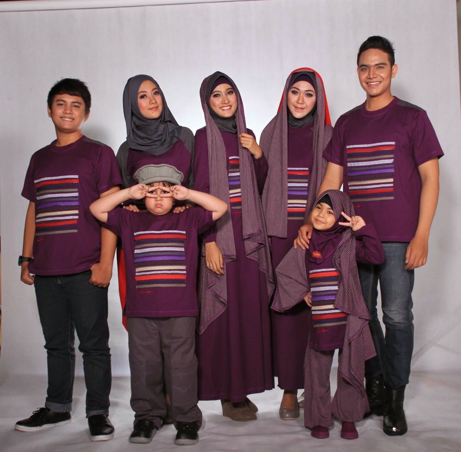 Ide Baju Lebaran Sekeluarga Irdz Model Baju Pesta Modern Terbaru Lengan Pendek Muslim