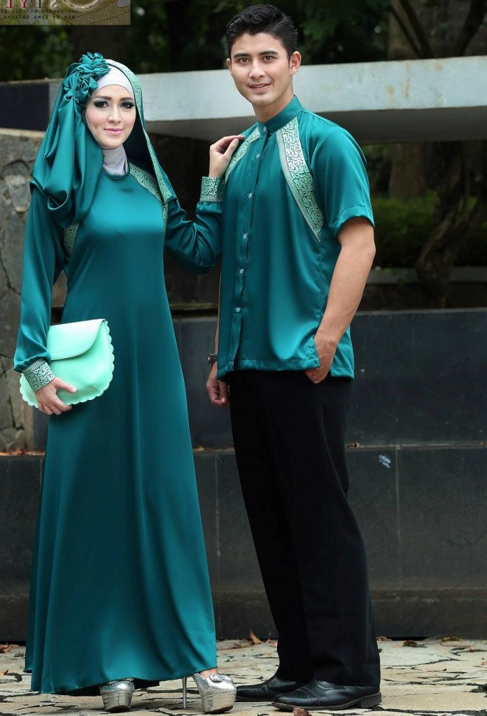 Ide Baju Lebaran Untuk Laki Laki 87dx 9 Model Baju Couple Muslim Untuk Lebaran Dan Pesta