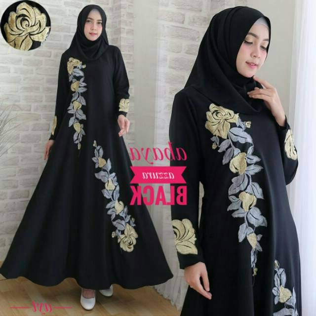 Ide Baju Lebaran Untuk orang Tua U3dh 30 Model Gamis Muslim Untuk orang Tua Fashion Modern