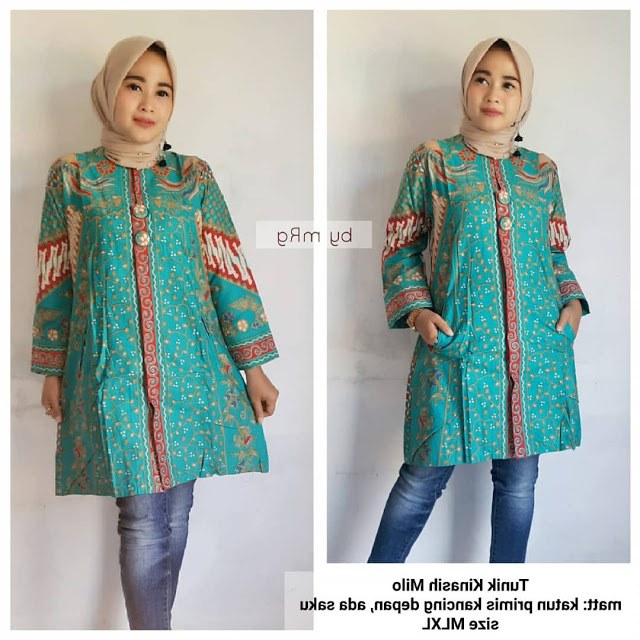 Ide Baju Lebaran Wanita Terbaru 2019 Etdg 48 Model Baju Batik atasan Wanita Terbaru 2019 Model
