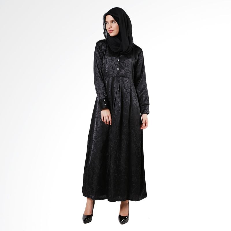 Ide Baju Lebaran Warna Hitam 3ldq Style Hijab 2016 Fashion Modis Anggun Dan Menawan