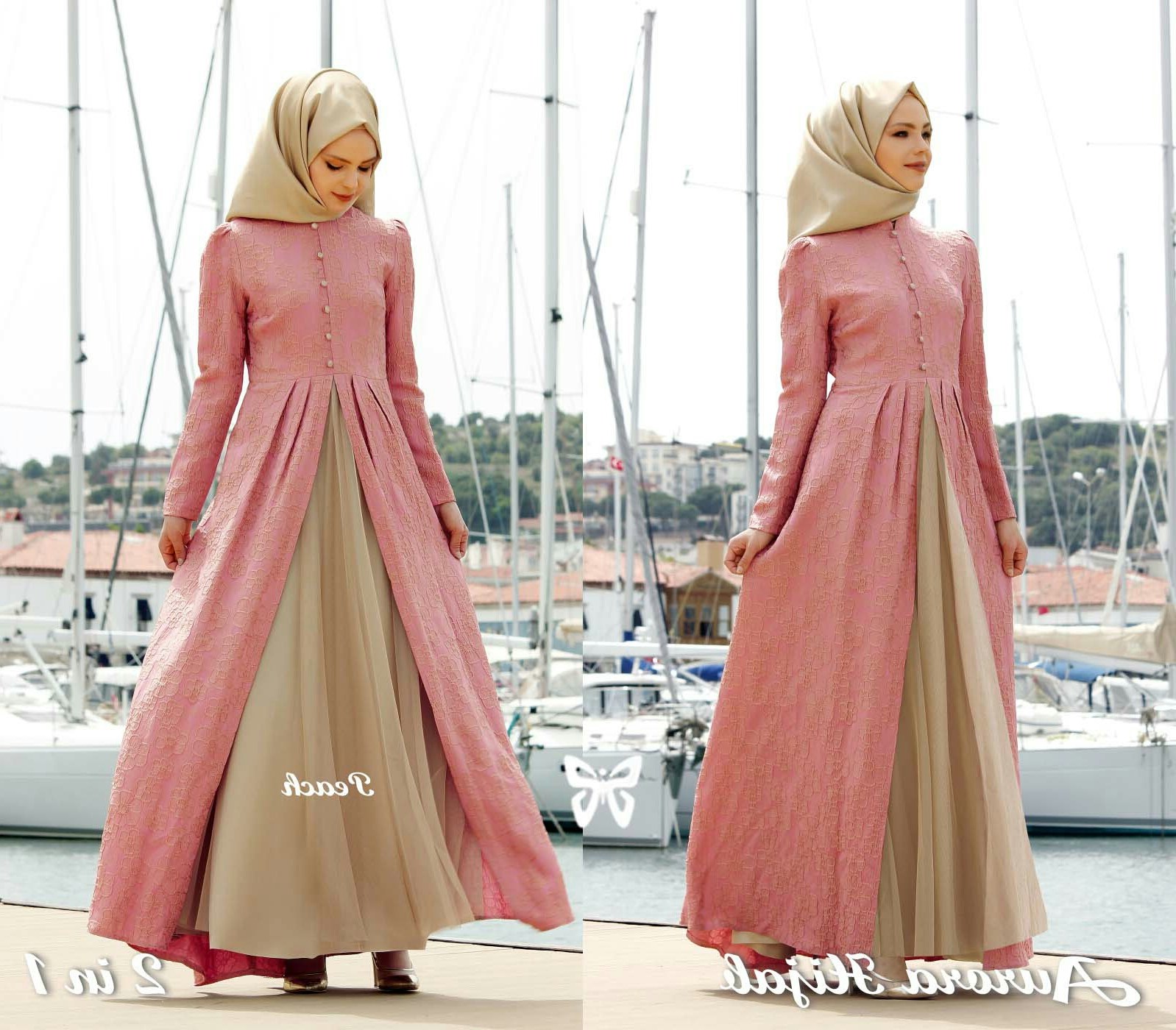 Ide Fashion Muslim Terbaru Wddj Model Gamis Baju Muslim Fashion Hijab Terbaru Setelan