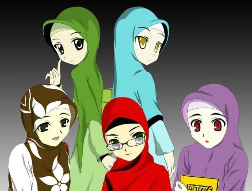 Ide Muslimah Kartun Sahabat 4pde 30 Gambar Kartun Muslimah Bercadar Syari Cantik Lucu