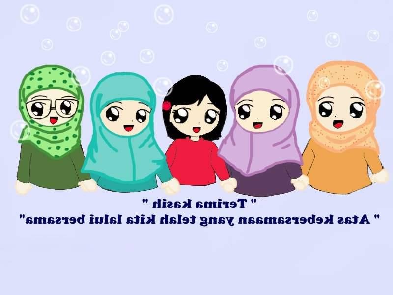 Ide Muslimah Kartun Sahabat T8dj 12 Kartun Persahabatan Muslimah Anak Cemerlang