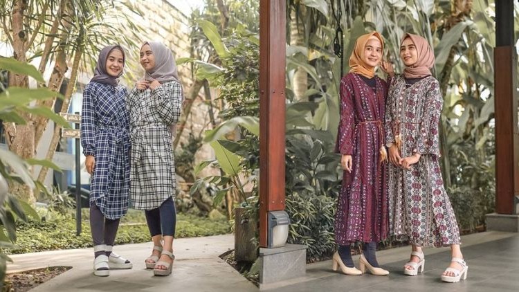 Ide Ootd Baju Lebaran Gdd0 8 Ide Padu Padan Busana Hijab Kembaran Dengan Saudara