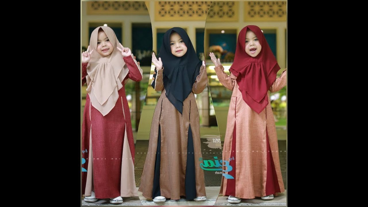 Inspirasi Baju Lebaran 2020 Anak Perempuan U3dh Baju Muslim Anak Perempuan Branded Terbaru 2019 2020