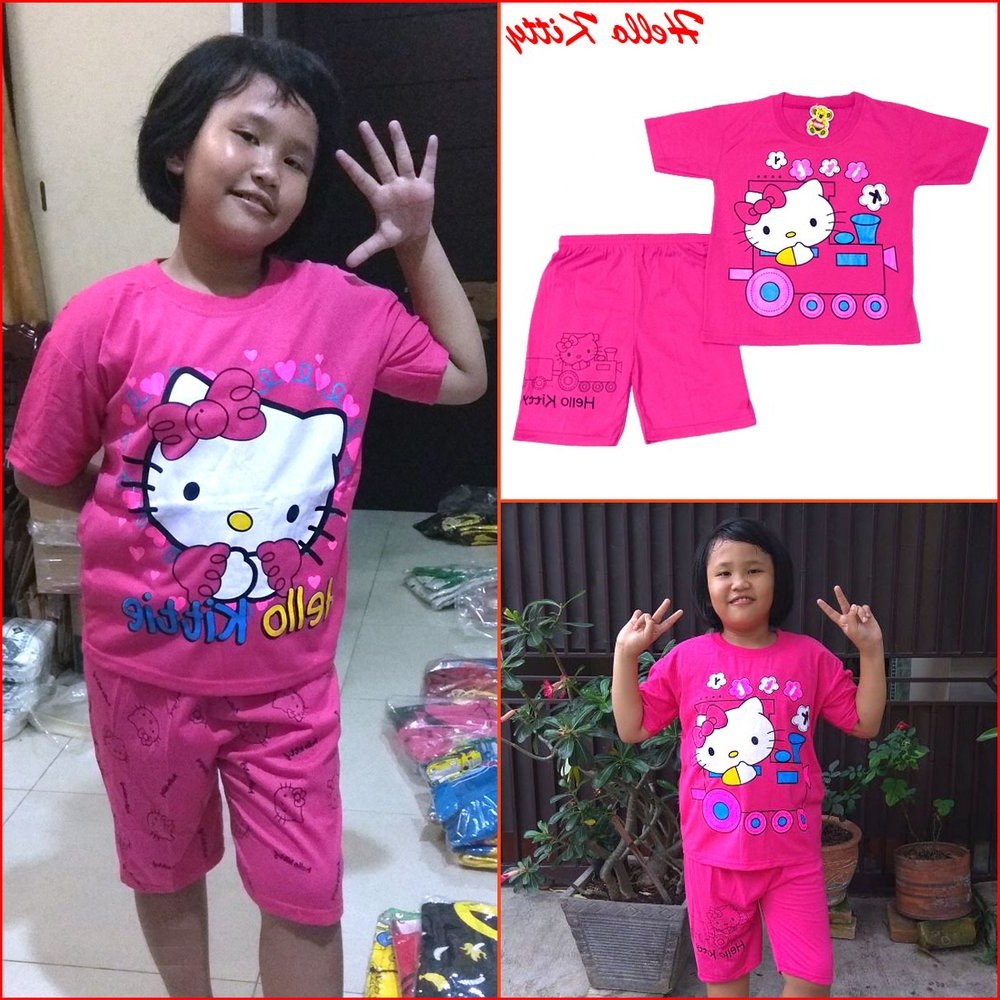 Inspirasi Baju Lebaran Anak Umur 10 Tahun Ipdd Jual Baju Anak Perempuan Hello Kitty Setelan Anak Frozen