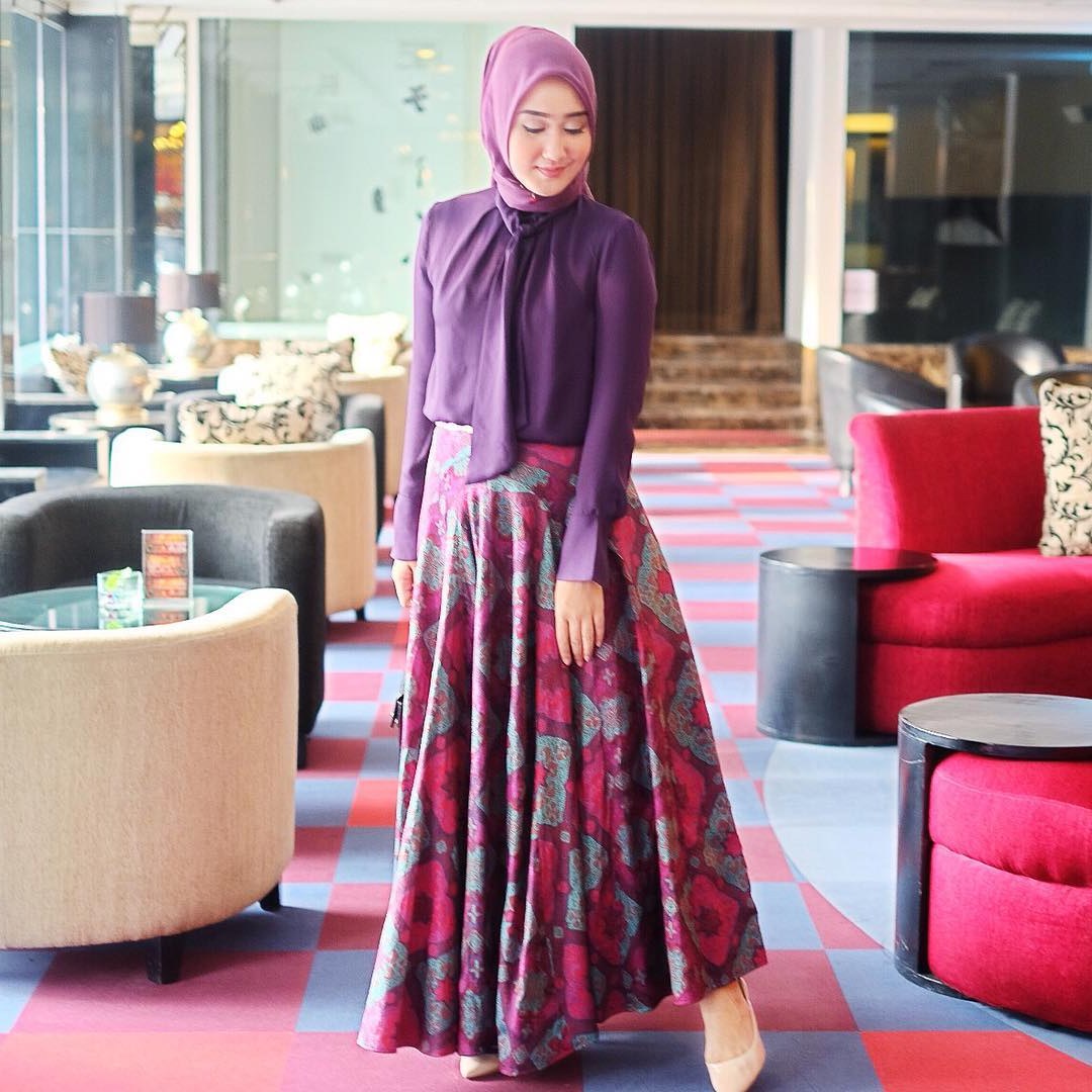 Inspirasi Baju Lebaran atasan D0dg 18 Model Baju Muslim Terbaru 2018 Desain Simple Casual