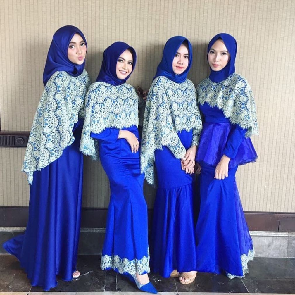 Inspirasi Baju Lebaran Brokat 2018 Qwdq 18 Trend Model Baju Hijab 2018 Terbaru Desain Casual &amp; Modern