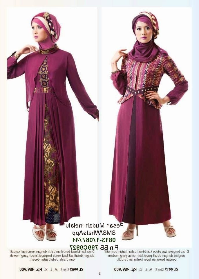 Inspirasi Baju Lebaran Yang Cantik U3dh Model Baju Muslim Gamis Modern