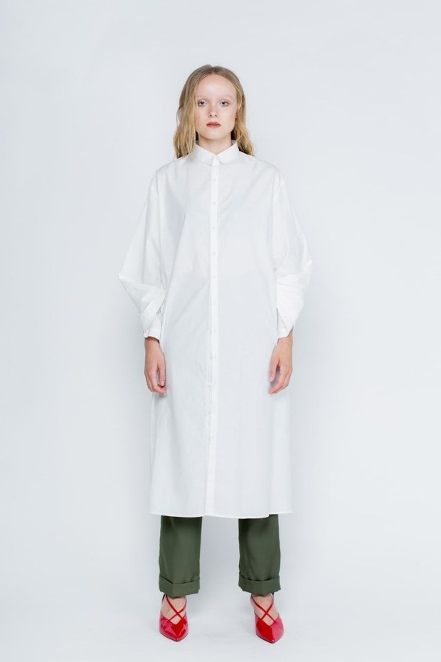 Inspirasi Cari Baju Lebaran Whdr Cari Baju Baru Ini 5 Gamis Dan Dress Putih Untuk Dipakai