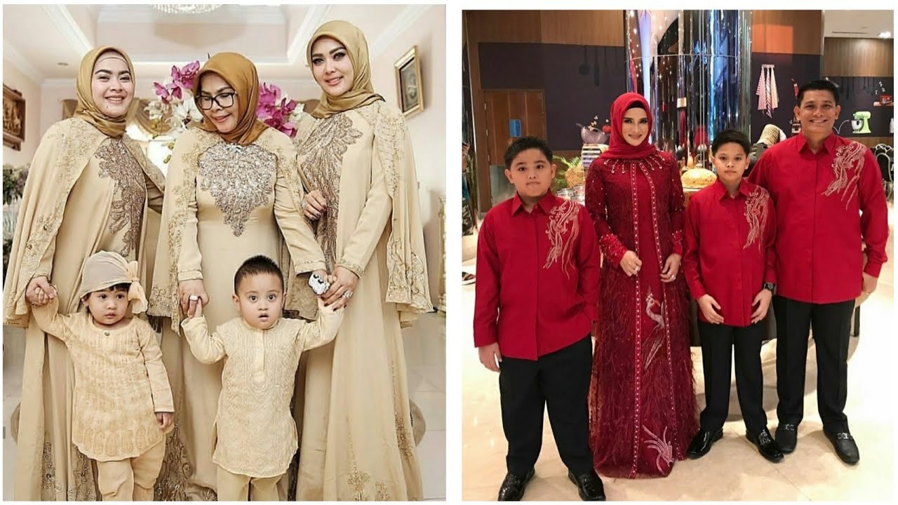 Inspirasi Model Baju Lebaran Keluarga Budm Model Baju Sarimbit Keluarga Modern Dan Terbaru Cocok Buat