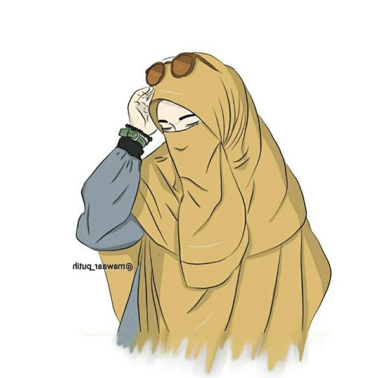 Inspirasi Muslimah Kartun Cantik Dddy 75 Gambar Kartun Muslimah Cantik Dan Imut Bercadar