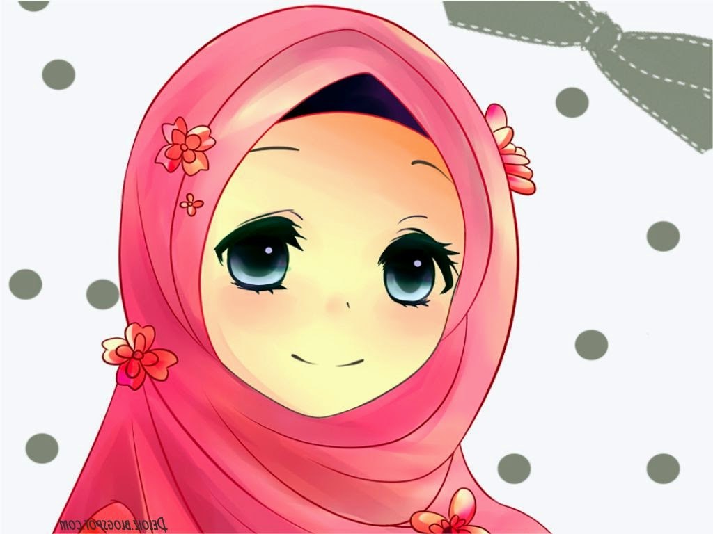 Inspirasi Muslimah Kartun Cantik Zwd9 Wallpaper Muslimah Cute