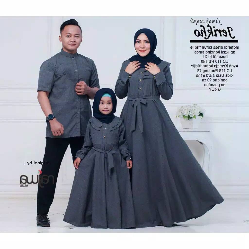 Model Baju Lebaran 2019 Keluarga S1du Couple Keluarga Jerikho ori by Najwa Katalog Bajugamismu