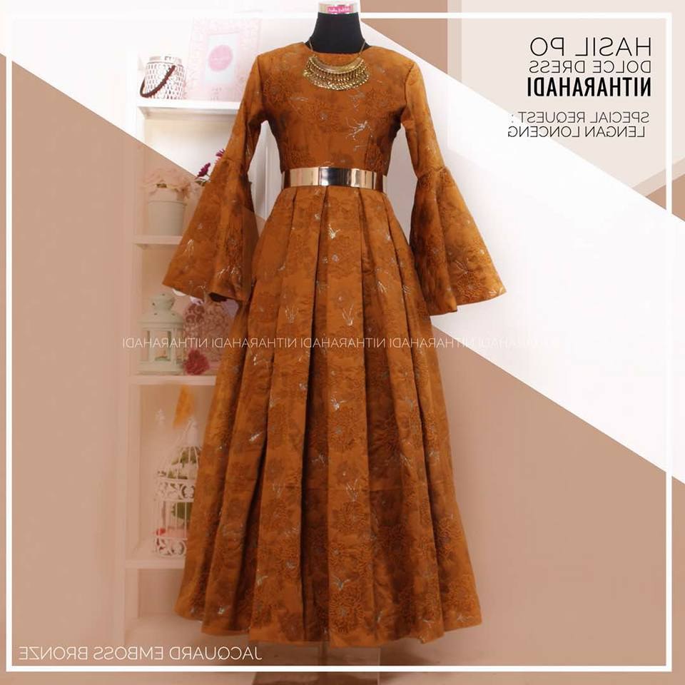 Model Baju Lebaran Mewah Y7du Dolce Dress Jacquard Emboss Made by order