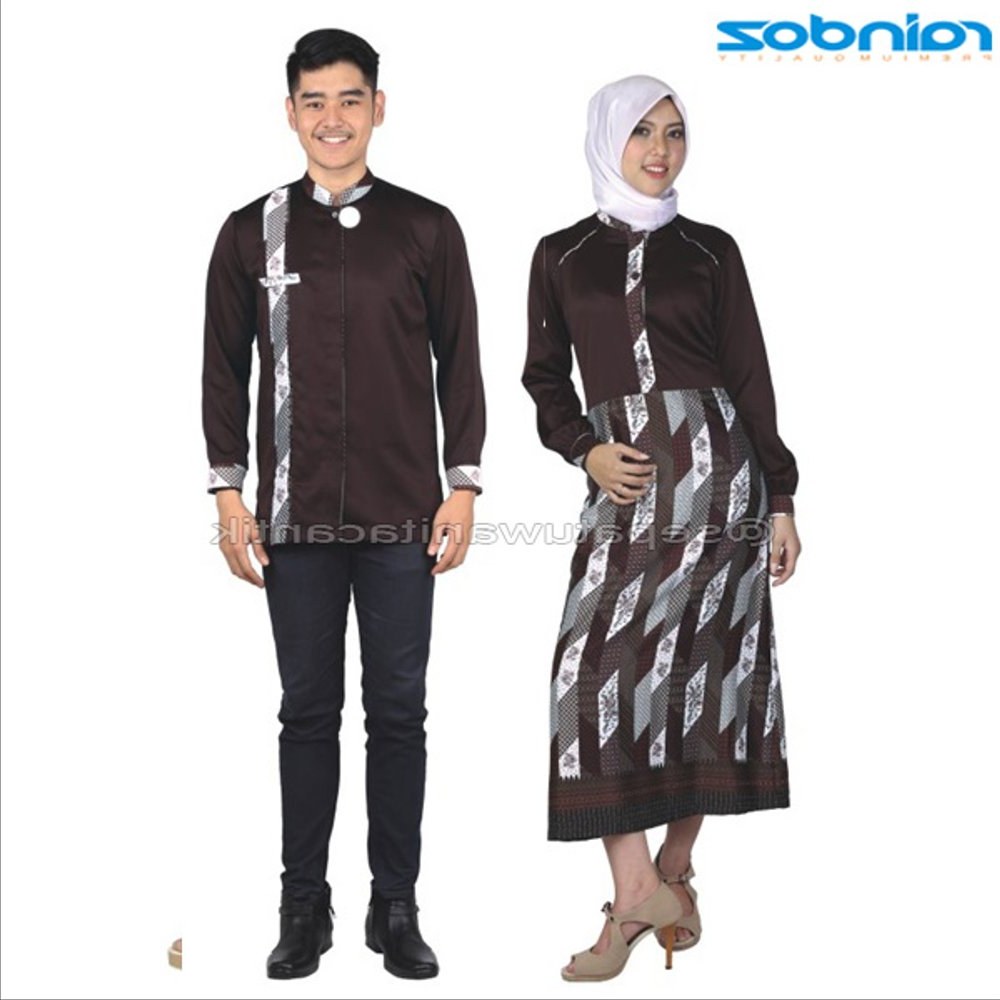 Model Baju Lebaran Pasangan Zwdg Jual New Model Baju Muslim Pasangan Batik Baju Muslim