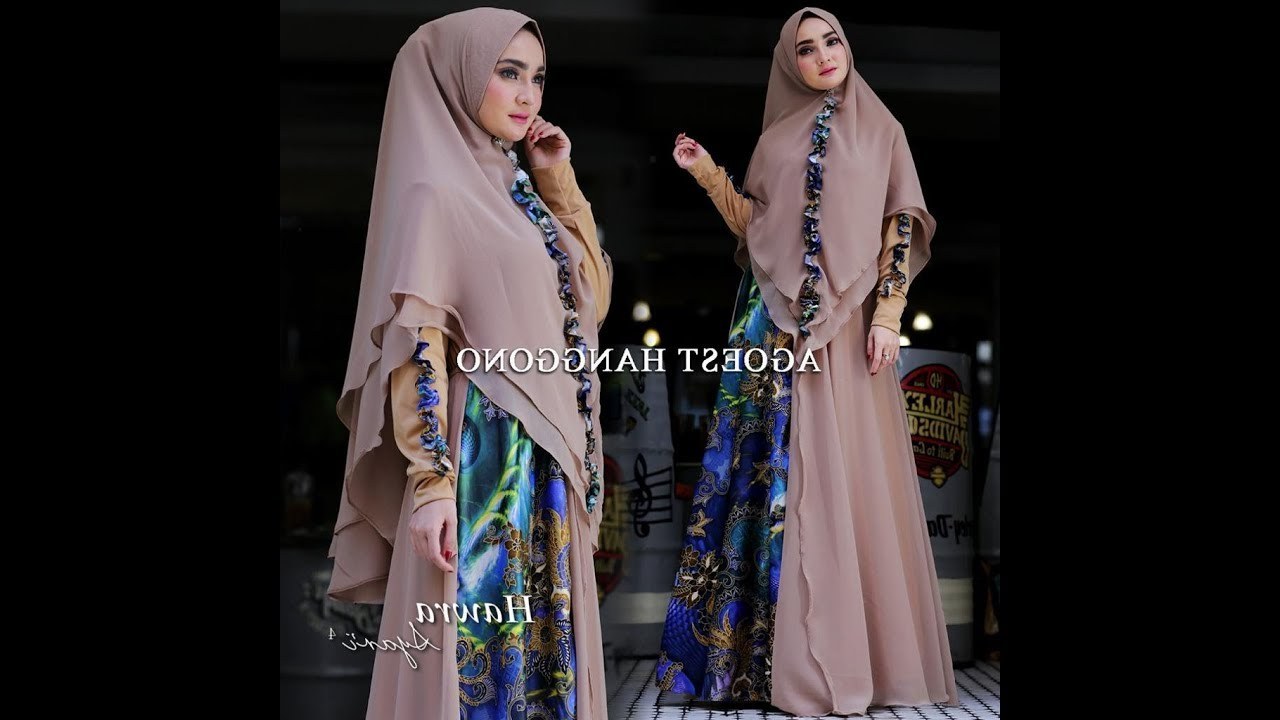 Model Baju Lebaran Syari 2019 Jxdu Baju Gamis Syari Terbaru 2019 Edisi Hawra