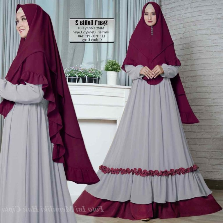 Model Baju Lebaran Tahun 2019 Q0d4 Model Baju Muslim Terkini 2019