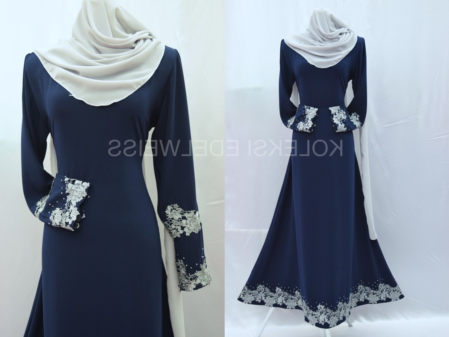 Model Fashion Muslimah Terkini H9d9 Koleksi Edelweiss Baju Pengantin Baju Nikah Dan Tunang