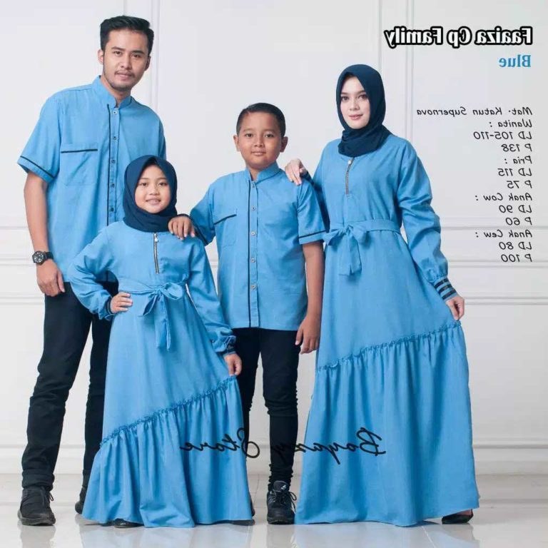 Model Model Baju Lebaran Keluarga Terbaru 2019 Irdz Baju Lebaran Keluarga Terbaru Faaiza Gamissyari